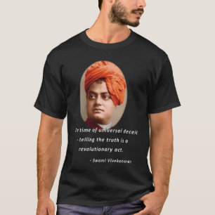 Swami Vivekananda Truth Zitat zum Leben T-Shirt
