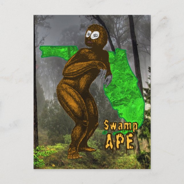 Swamp Ape Postkarte (Vorderseite)