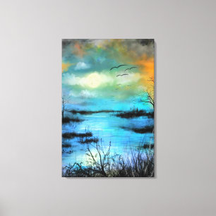 Swamp Canvas Print Leinwanddruck