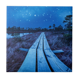 Swamp Night Fliese