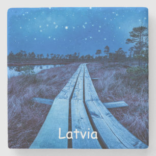 Swamp Night Steinuntersetzer