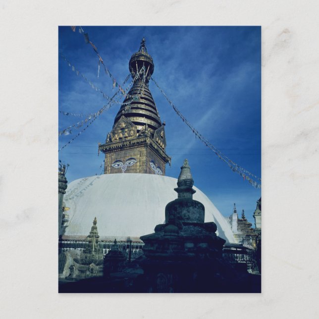 Swamyambunath Stupa Postkarte (Vorderseite)