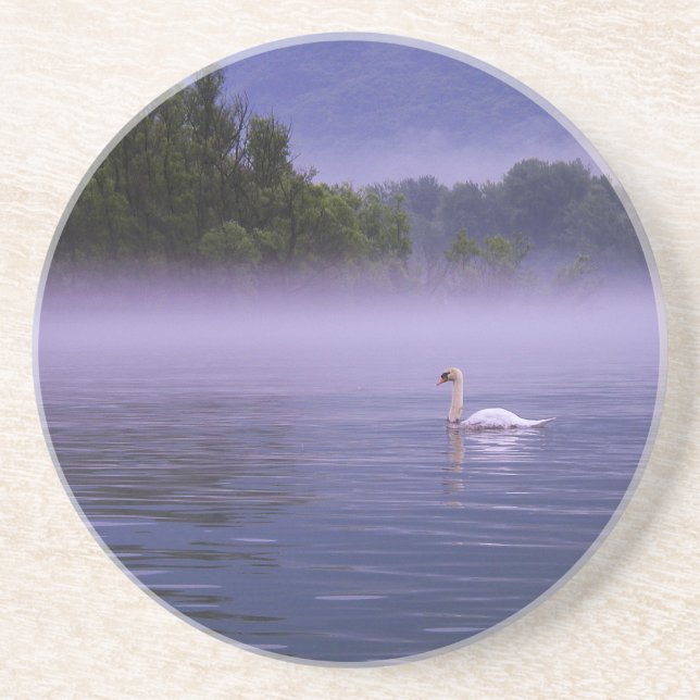 Swan am See Getränkeuntersetzer (Vorne)
