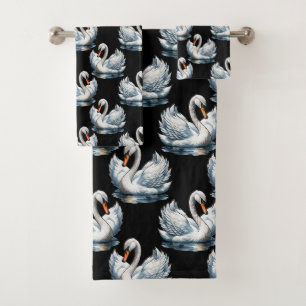 Swan Birds Design Motif