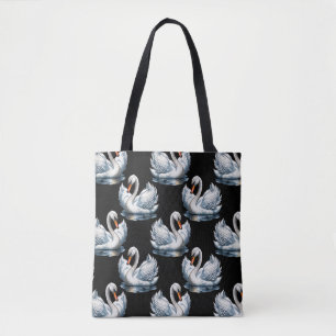 Swan Birds Muster Design Tasche