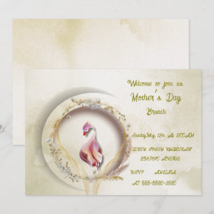 Swan chic MOTHER Party Einladung