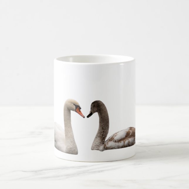 Swan Connection Mug – Grace and Nature in Harmony Kaffeetasse (Mittel)