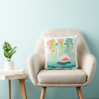 Swan Cushion Kissen