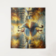 Swan Dance Tapestry