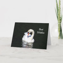 Swan Glückwunsch Hochzeitskarte Karte