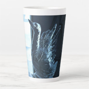 Swan Ice Sculpture, Quebec, Kanada Milchtasse