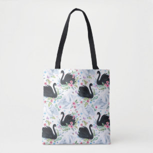 Swan Lake: Aquarellpastellmuster Tasche
