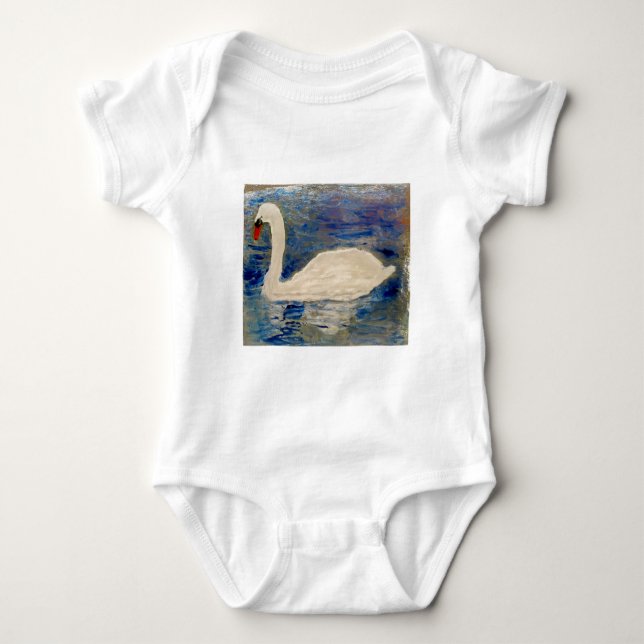 Swan Lake Baby Strampler (Vorderseite)