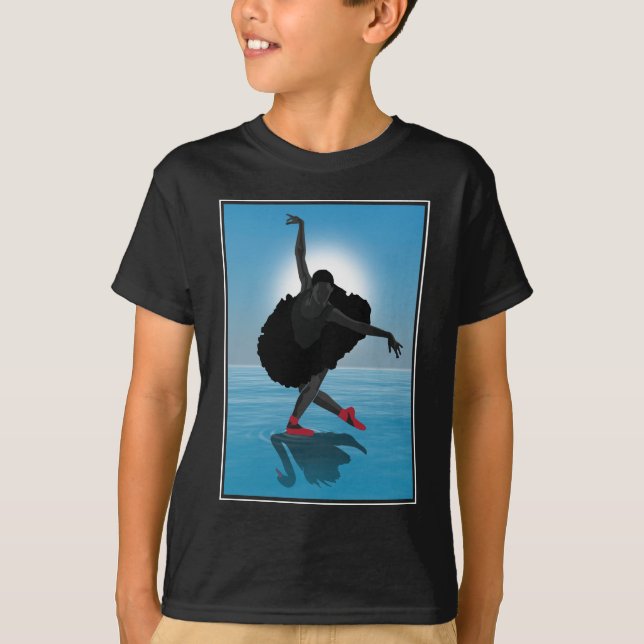 Swan Lake Ballerina T-Shirt (Vorderseite)