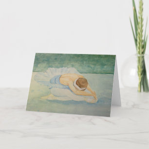 Swan Lake - Blank Greetings Card Karte