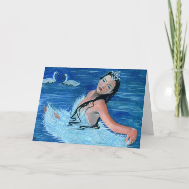 Swan Lake Princess Card Karte (Vorderseite)