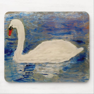Swan Lake Reflections Mousepad