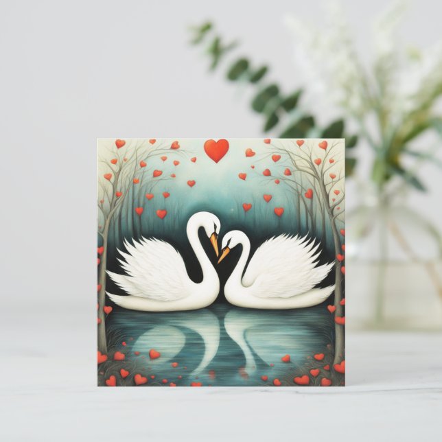 Swan Liebe 2 (Stehend Vorderseite)