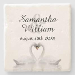 Swan Liebe Steinuntersetzer