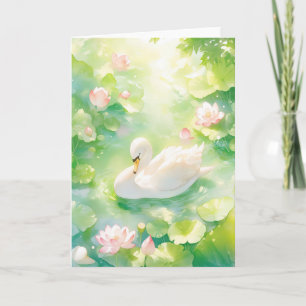 Swan Lotus Pond Karte
