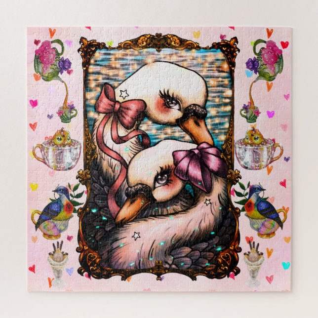 Swan lovers (Vertikal)