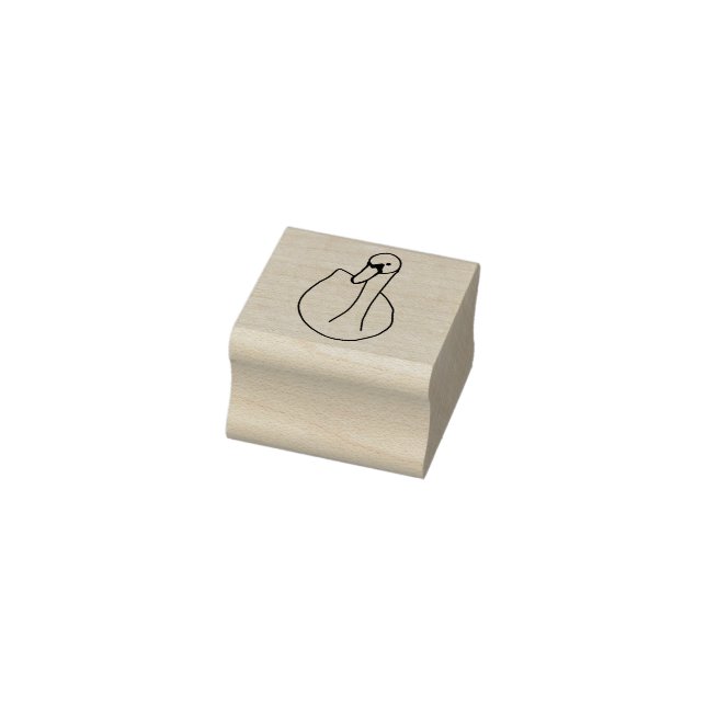 Swan Modern Briefmarke Gummistempel (Stempel)