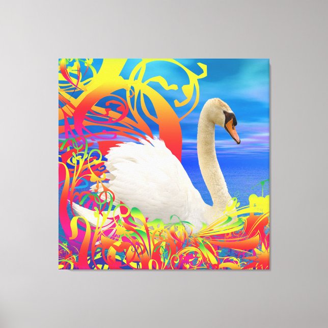 Swan Nest Leinwanddruck (Vorderseite)