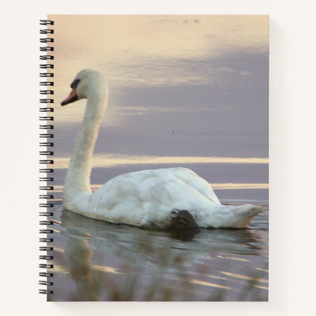 Swan Notebook Notizbuch (Vorderseite)