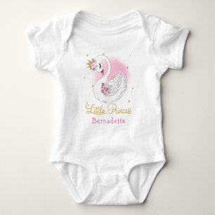 Swan Princess 1. Geburtstag Baby Bodysuit Strampler