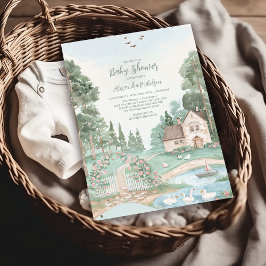 Swan Princess Baby Shower Einladung