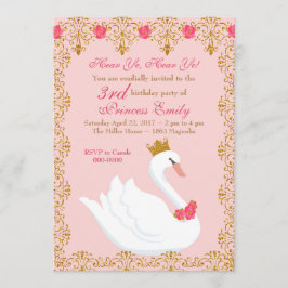 Swan Princess Einladung