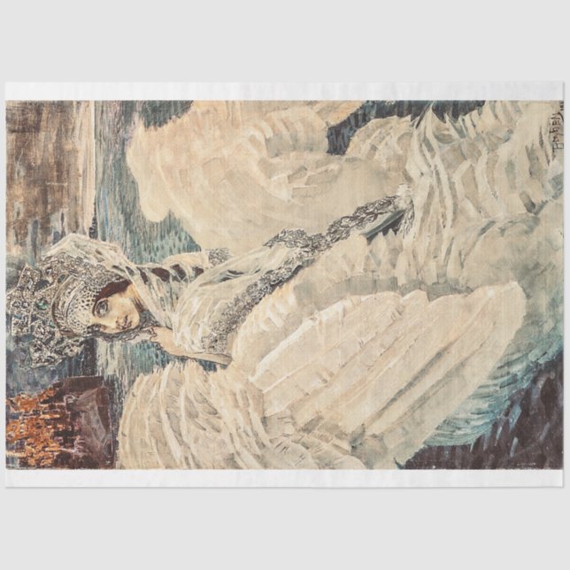 Swan Princess Seidenpapier (Vorderseite)