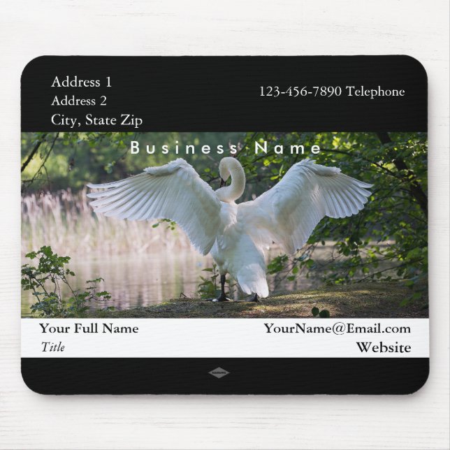 Swan Promotions-Foto Mousepad (Vorne)