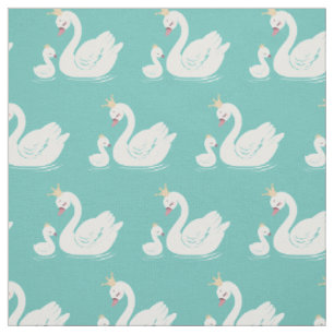 Swan Queen Princess Crown Baby Niedlich Kinderzimm Stoff