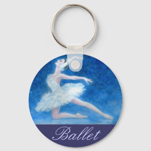 Swan See-Ballett-Schlüsselkette Schlüsselanhänger