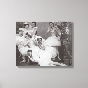Swan See, Mariinsky Theater, 1895 (b/w Foto) Leinwanddruck