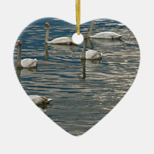 Swan Song Keramikornament