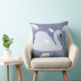 Swan Song Throw Cushion Kissen