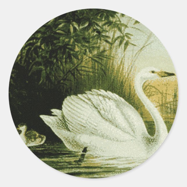 Swan Sticker (Vorderseite)