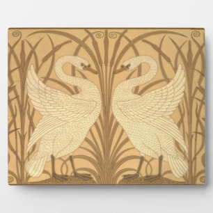 Swan Tapete Design Fotoplatte