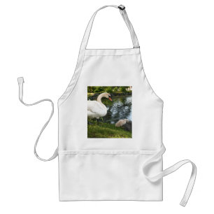 Swan und Cygnet Schürze