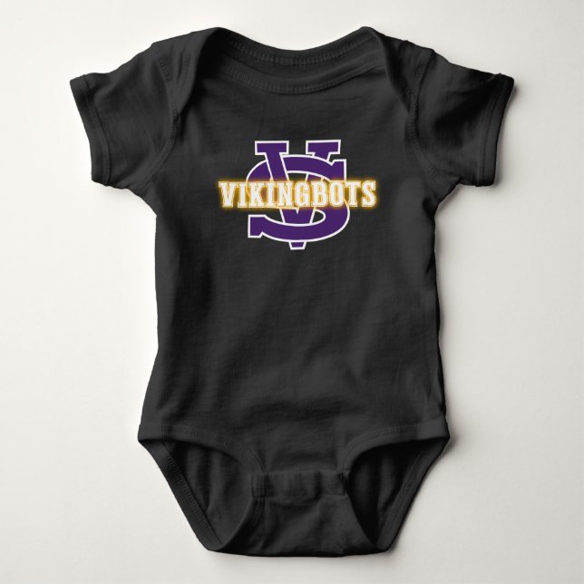 Swan Valley VikingBots Baby Bodysuit Strampler (Vorderseite)