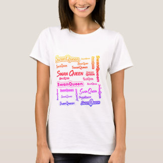 SwanQueen Word Cloud T - Shirt - Bold Fandom Pride