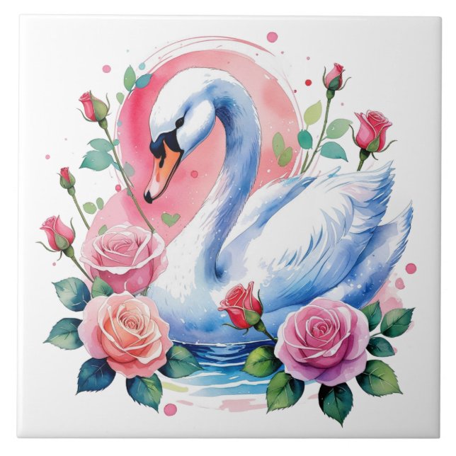 Swans Fliese (Vorderseite)