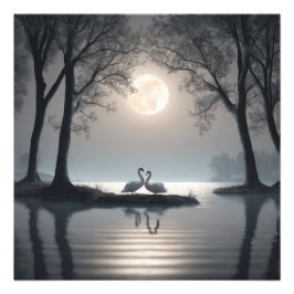 Swans in Liebe Poster