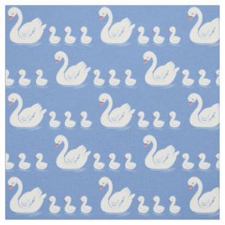 Swans Mama und Baby Niedlich Kids Stoff