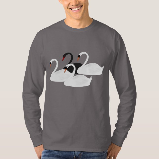 Swans Men Long Sleeve T - Shirt (Vorderseite)