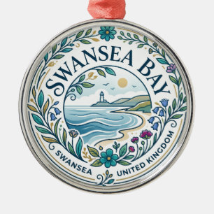 Swansea Bay Vereinigtes Königreich Ornament Aus Metall