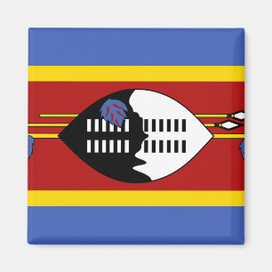Swasiland-Flagge Magnet