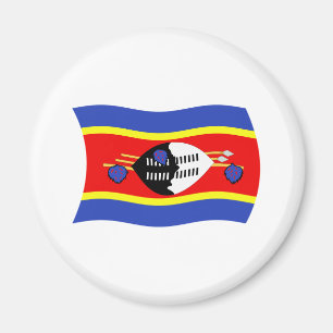 Swasiland Flagge Magnet